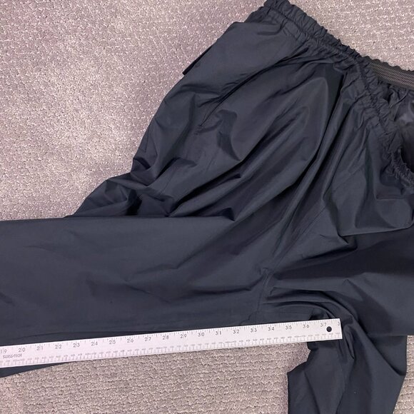 FootJoy DryJoys Rain Pants Men's XL Black Golf Ankle Zip Zipper Waterproof - Picture 15 of 16